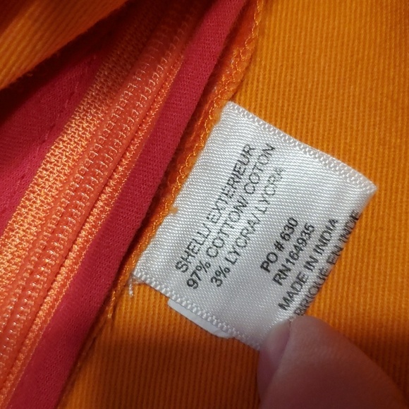 Frances Valentine Lucy Pants In Orange Size 12 - Picture 8 of 10